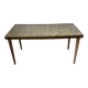 Glass terrazzo coffee table