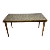 Table basse en terrazzo de verre