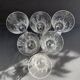 6 port glasses – Cristallerie de Nancy (1920-1934)