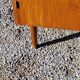 Vintage golden oak sideboard with conical legs from the 1950s