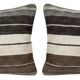 Set of 2 vintage kilim cushion covers 41x61 cm