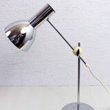 1970s chrome metal desk lamp