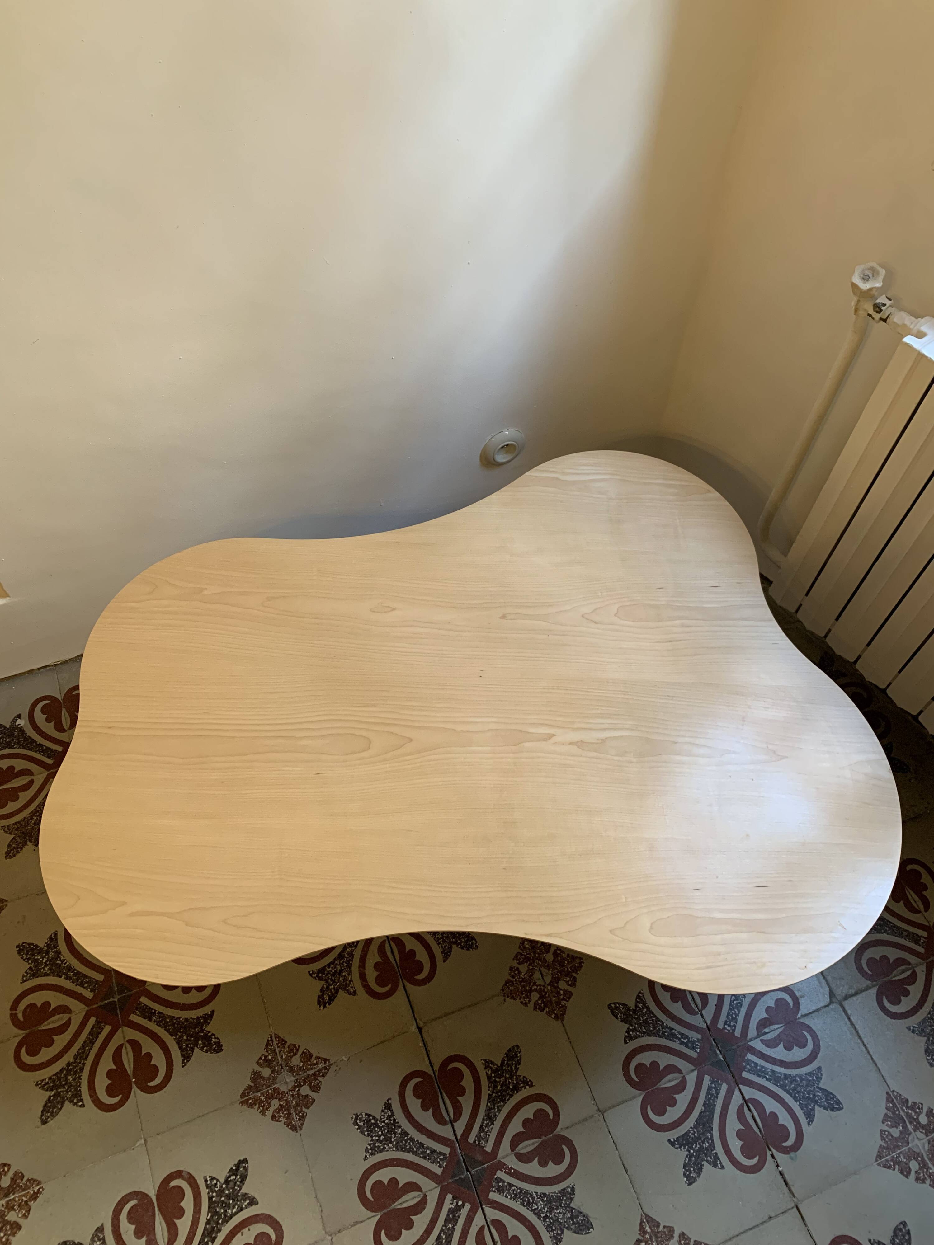 Wooden coffee table by Jens Risom for Knoll