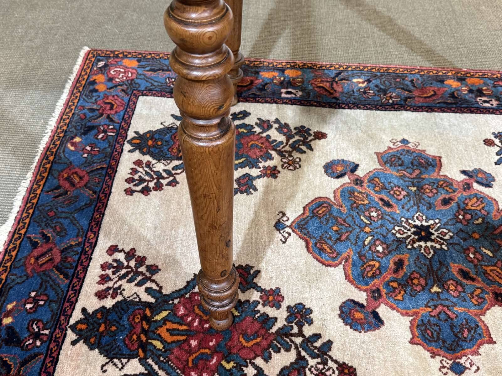 Table desk in fir and poplar from the early 20th century.