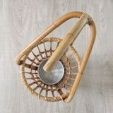 Vintage rattan umbrella door