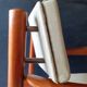 Vintage office chair, anise green