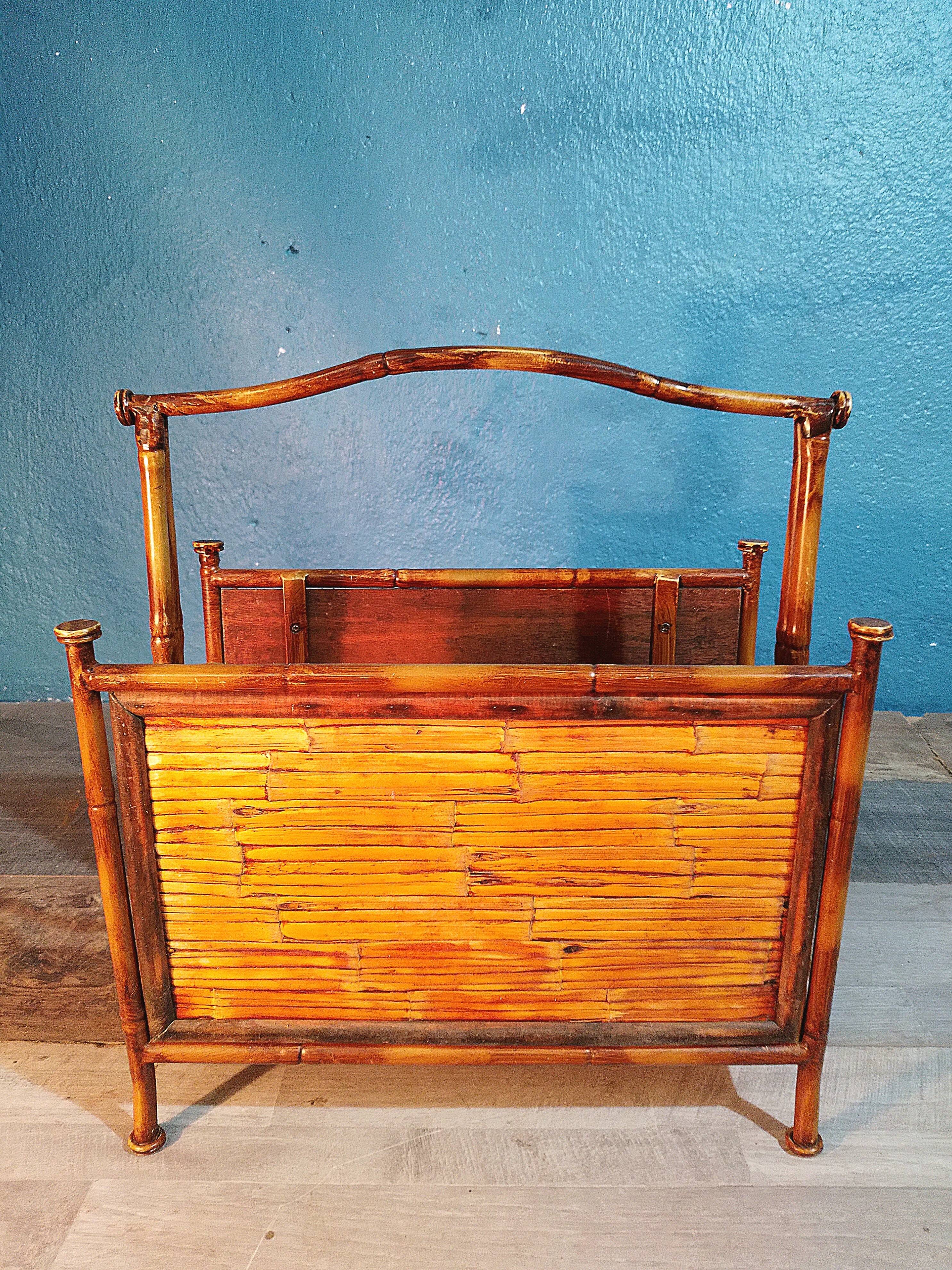 "Bamboo" magazine rack 1950s