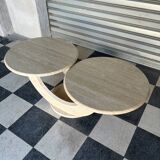 Table basse italienne en travertin