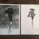 Illustration and press fashion photography "Pierre Balmain"