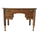 Old restored wooden desk