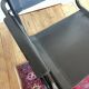 Pair of Cantilever armchairs in leather and black tubular - 1970s