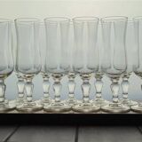 Set of 12 champagne flutes