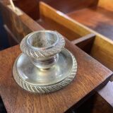 Louis-Philippe period mahogany writing desk with candlestick, 19th century