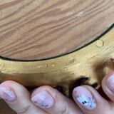 Antique vintage resin mirror