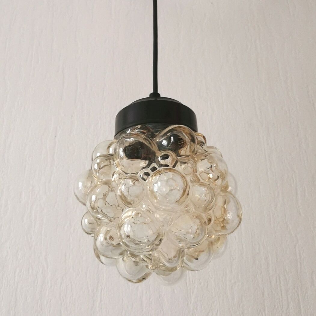 Bubble glass pendant lamp, Helena Tynell, 1960