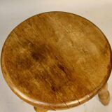 Walnut tripod stool