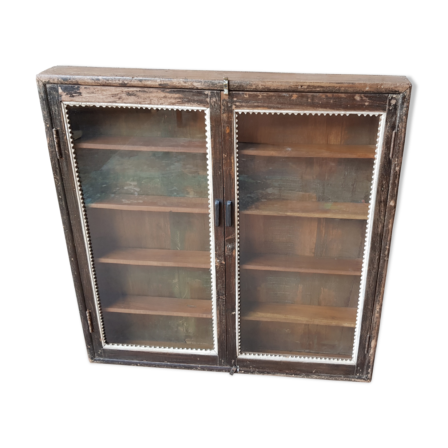 Showcase - Burmese teak wall shelf