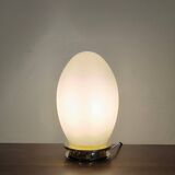 EGG Lamp 1960 in glass in Murano Opalino