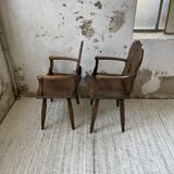 Pair of Savoyard armchairs