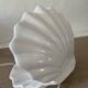Lampe  coquillage céramique et opaline 70´s