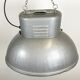 Oval industrial polish factory pendant lamp from mesko, 1970s