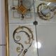 Eglomise brasserie mirror, late 19th century