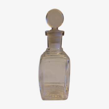 Vintage glass bottle and its cork