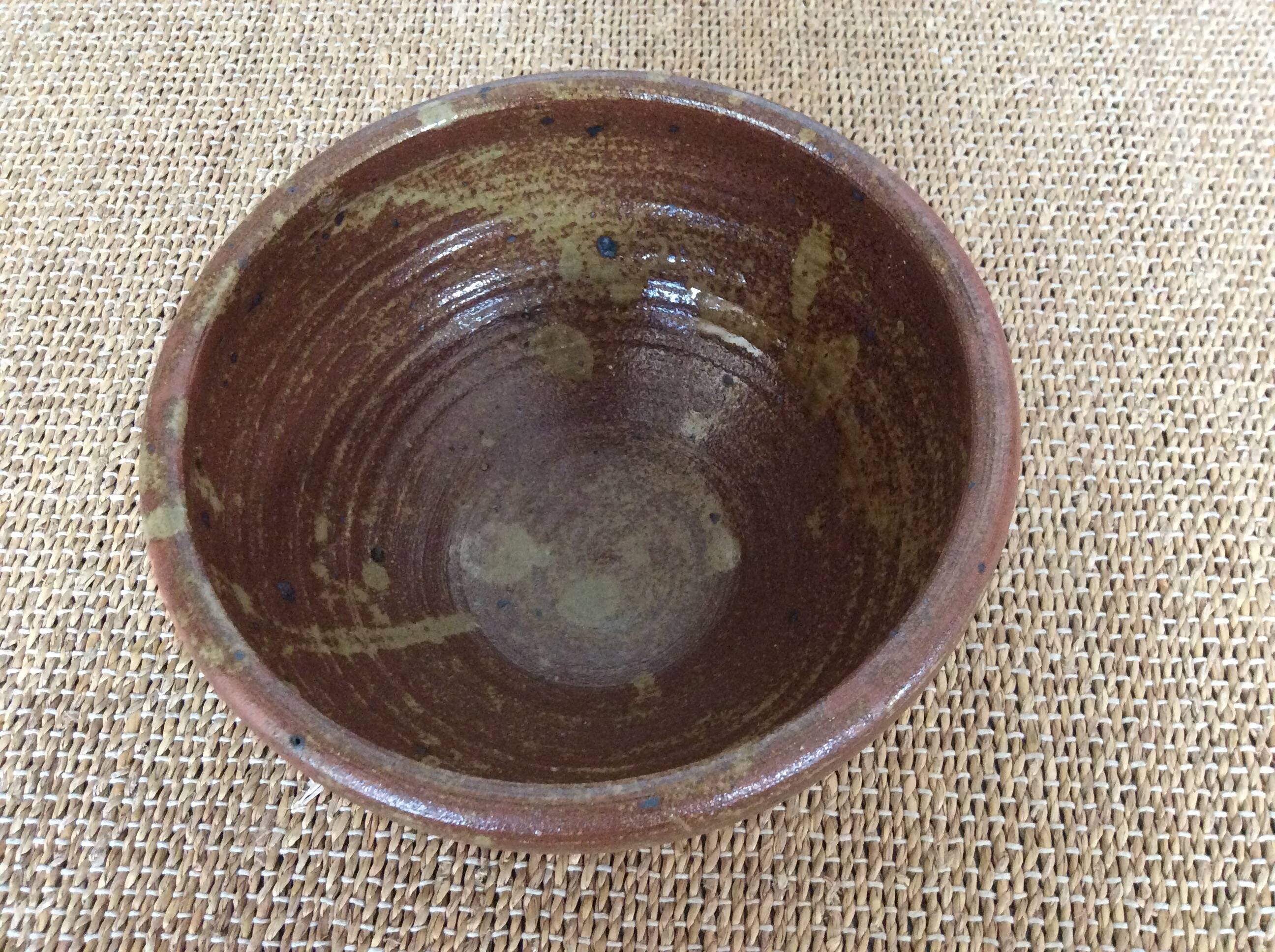 Stoneware salad bowl