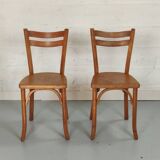 Pair of vintage Baumann bistro chairs