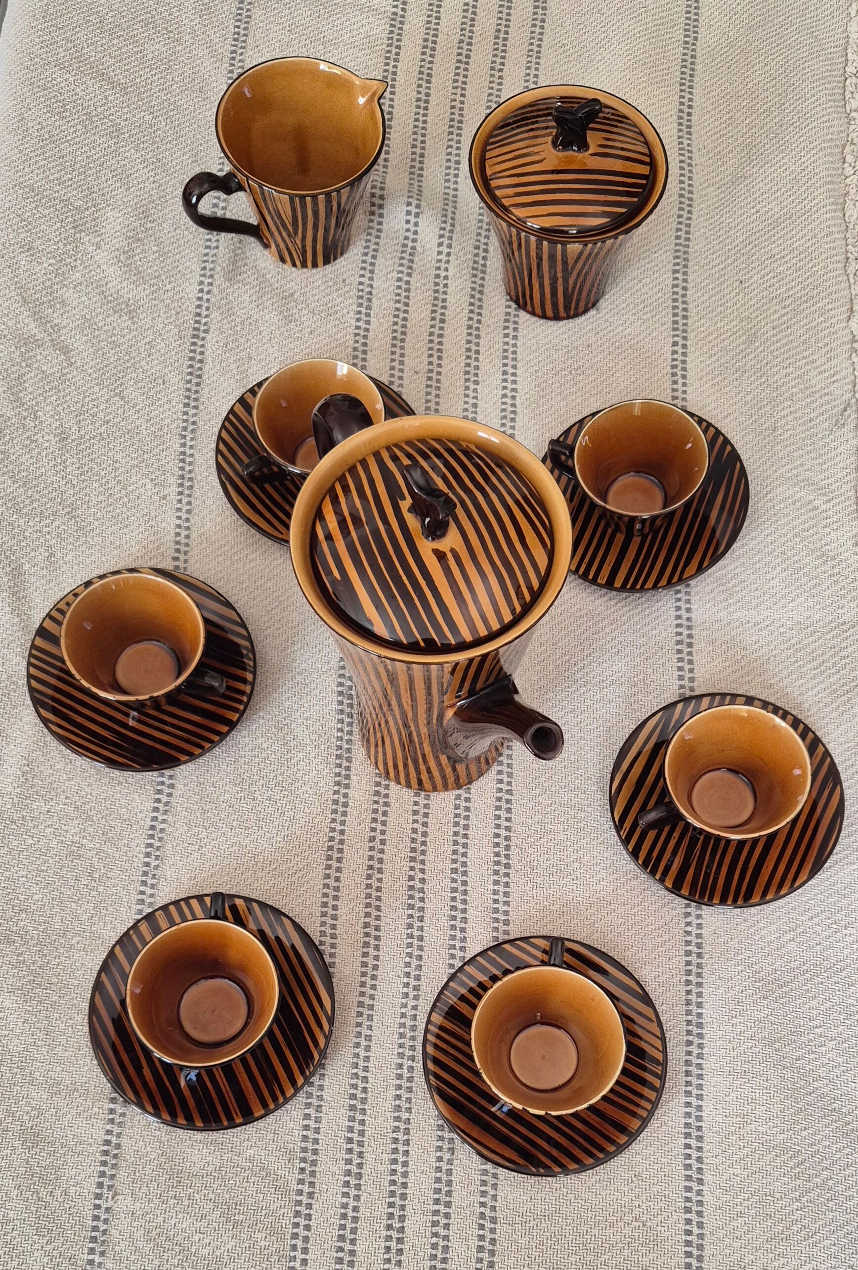 Service à café Domino Sarreguemines