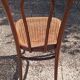 Chaise bistrot japy bois courbé & cannage ancienne