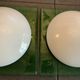Pair of Italian glass wall sconces, Vétri Murano, 1980