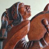 Set of 2 wooden plaques Bolivia