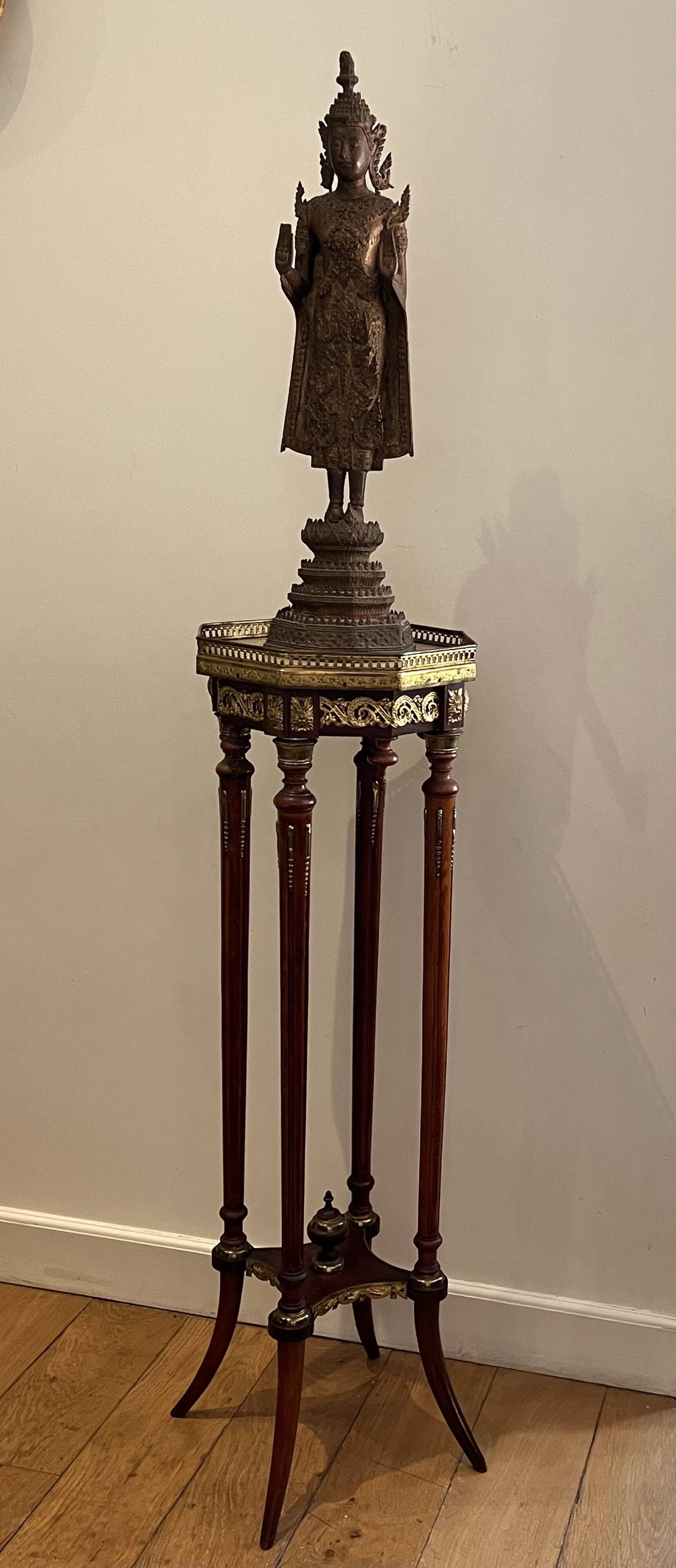Selette/ Console acajou - Style Louis XVI
