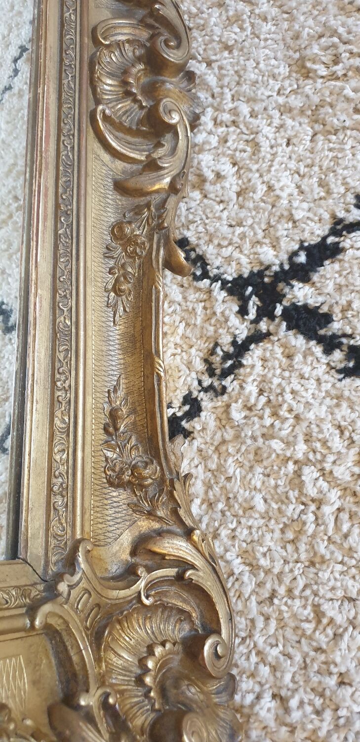 Golden mirror 116 x 97