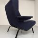 Archi Ligne Roset armchair, Pierre Paulin design, CM 195 HD, vintage blue