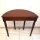 Console demi-lune en merisier