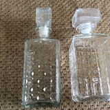 Set of whisky decanters