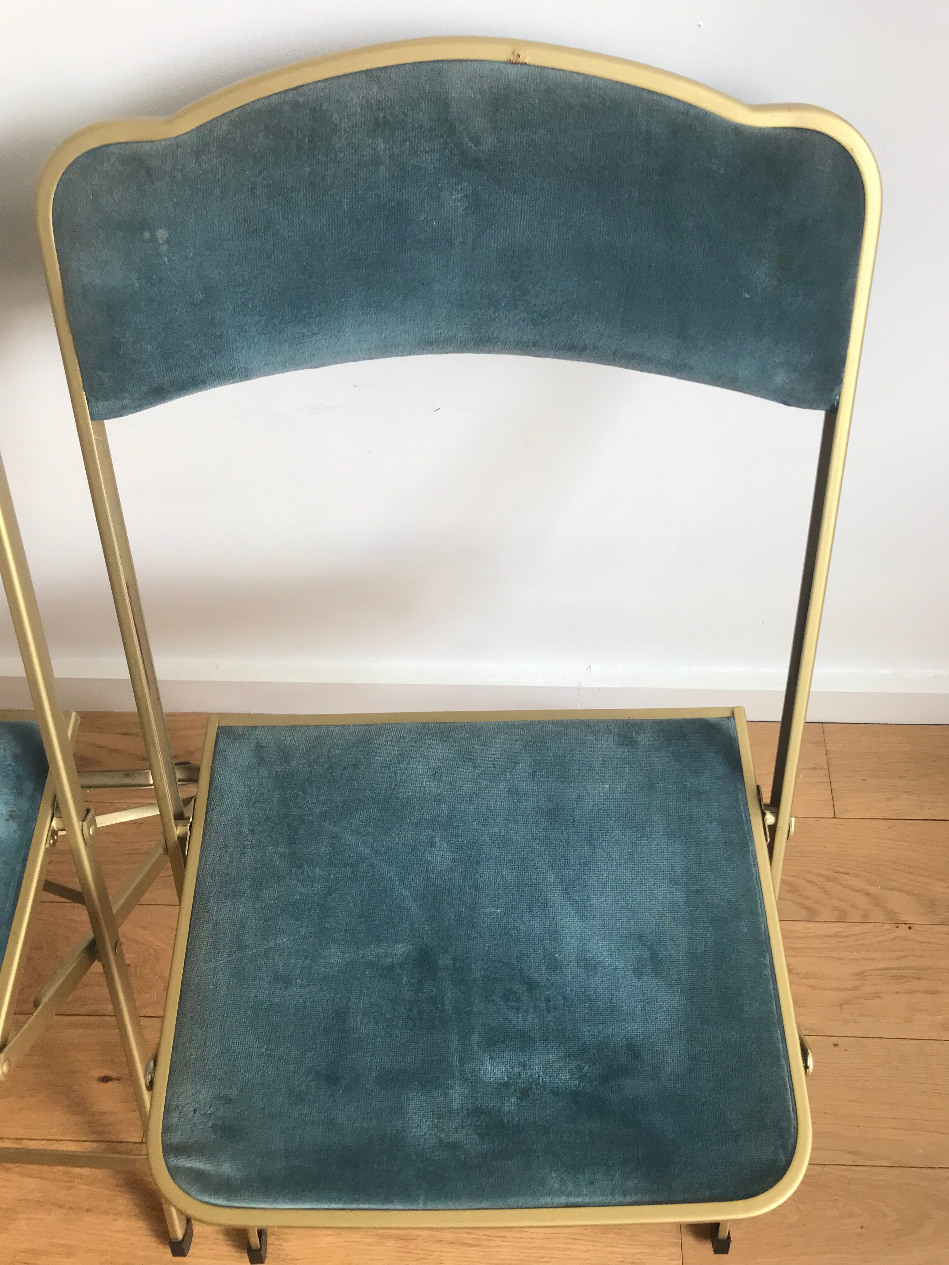 Pair of folding chairs