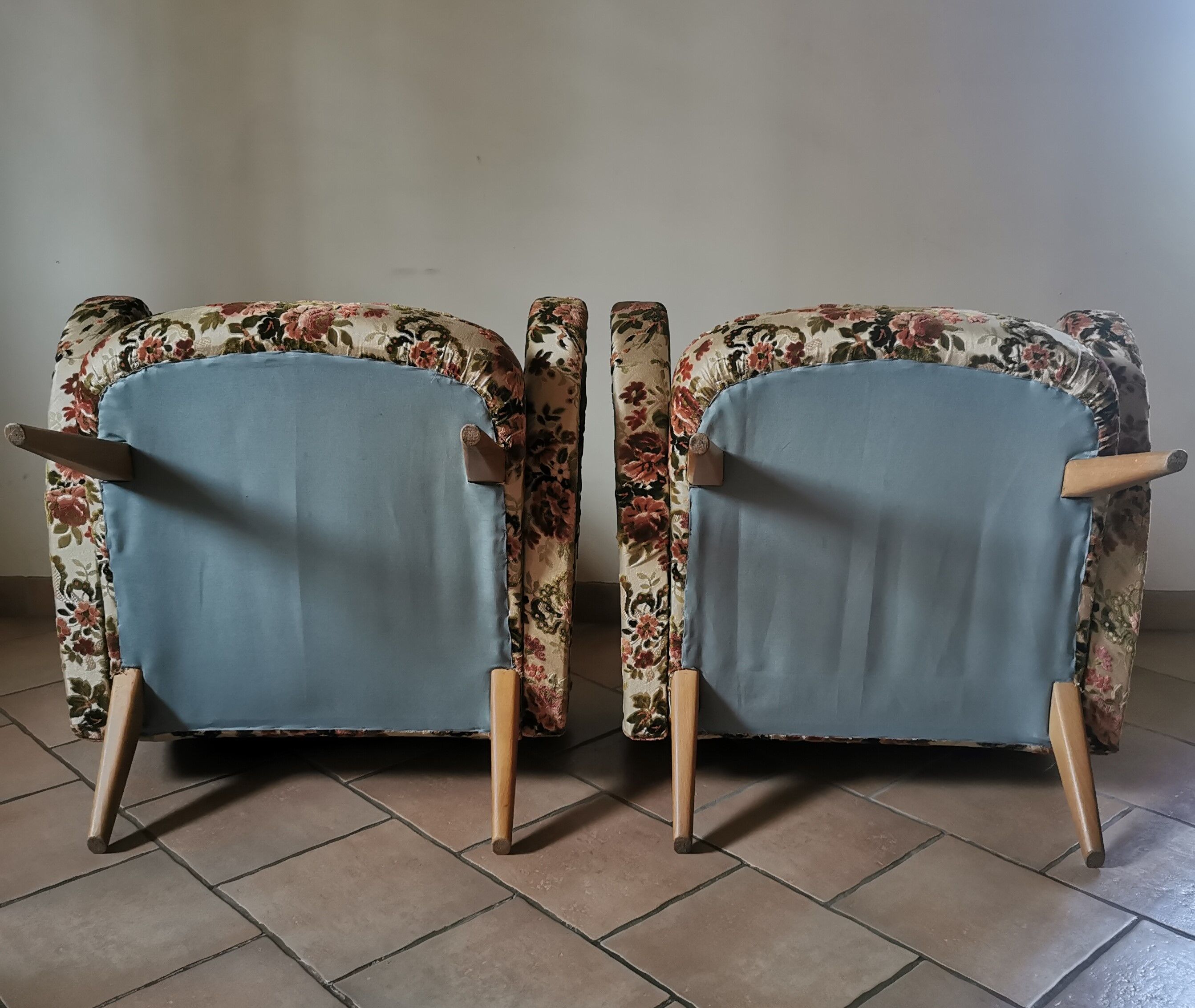 Pair of armchairs 50s/60s