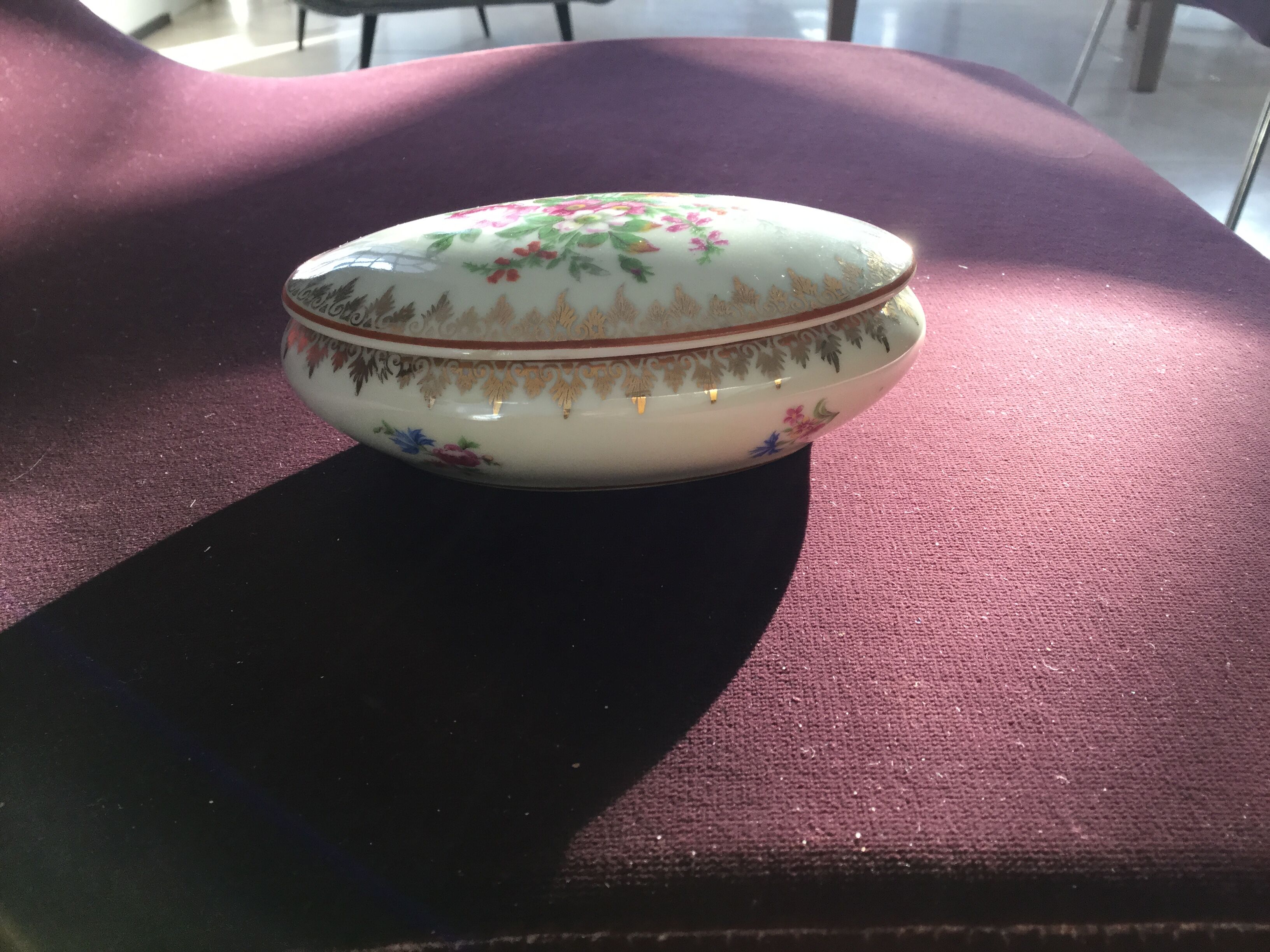 Limoges porcelain candy