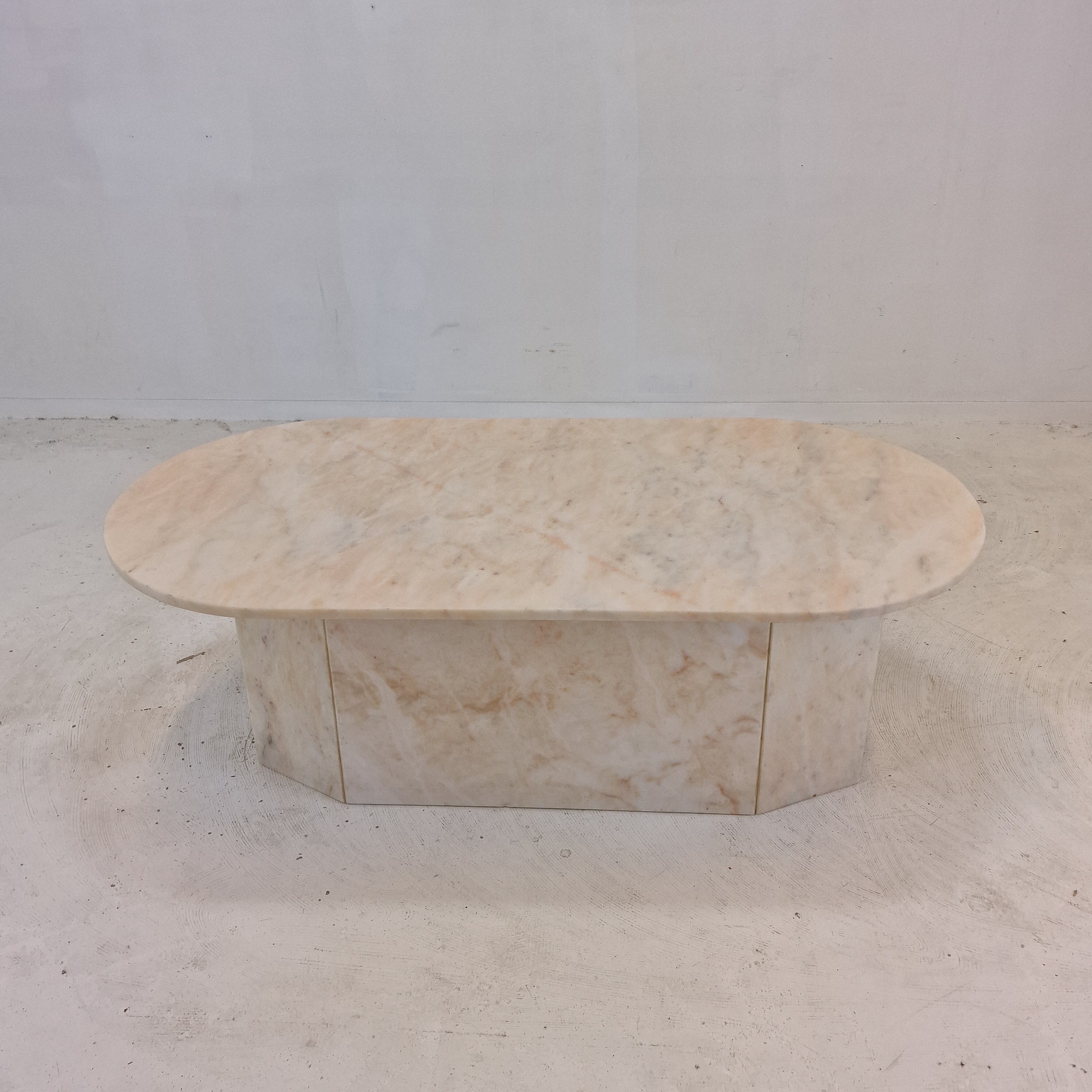 Italian marble coffee table 1980s