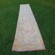 Vintage Turkish hallway rug 84x470 cm