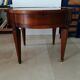 Table basse ronde en merisier