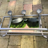 Coat rack aluminum 1970s