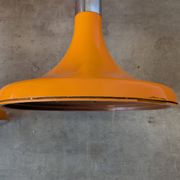 Set of 2 Orange Vintage Mushroom Stool “Jurček” by Meblo, 1960s – Space Age