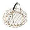 Vintage basket in fine gold gold