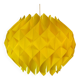 Lampe moderne du milieu du siècle en acrylique jaune