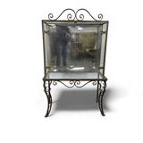 Vintage glass display case / shelf / rack