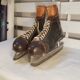 Former NHL Hockey Skates - Daoust Pro Model Canada - Vintage Sports Deco